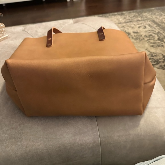 KMM & Co Leather Tote (NWOT) - Picture 3 of 10